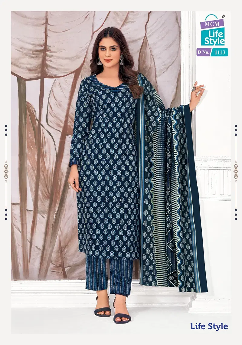 Mcm Lifestyle Vol 11 Printed Cotton Dress Material Wholesalers In Delhi